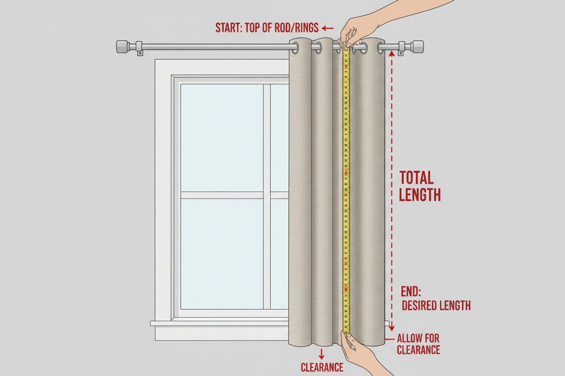 Measure Once, Hang Happily: A Practical Curtain Measuring Guide