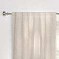 Blackout Textured Overlay Curtain Panel for Bedrooms