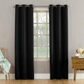 Room-Darkening Grommet Curtain Panel for Modern Poles