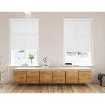 Cordless Cellular Window Shade in White